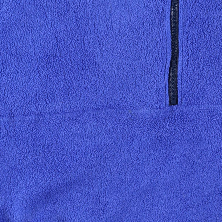 Vintage 70s-80'S LLBean Half-Zip Fleece Pullover, Men's XL unclear blue type Vintage Second Hand