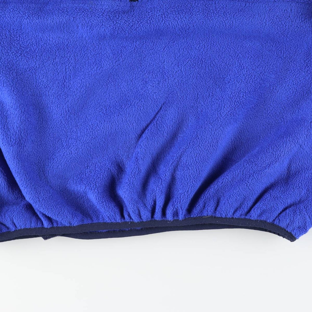 Vintage 70s-80'S LLBean Half-Zip Fleece Pullover, Men's XL unclear blue type Vintage Second Hand