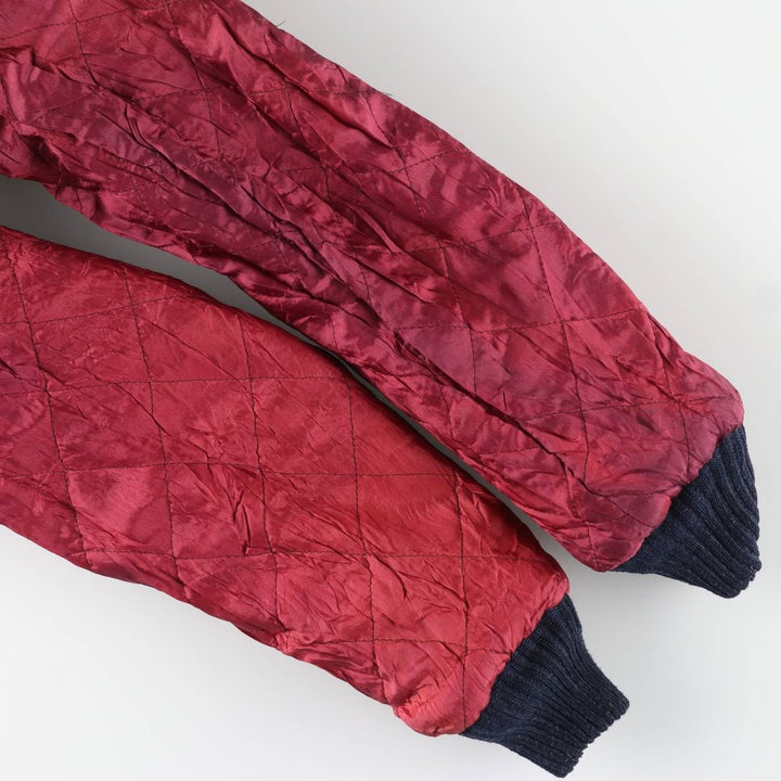 Vintage 1970'S William Barry corduroy boa parka, made in the USA, size L, men's unclear navy blue type Vintage Second Hand
