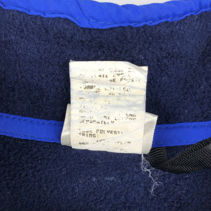 Vintage 1980'S LLBean Half-Snap Fleece Pullover, Men's XL unclear navy blue type Vintage Second Hand