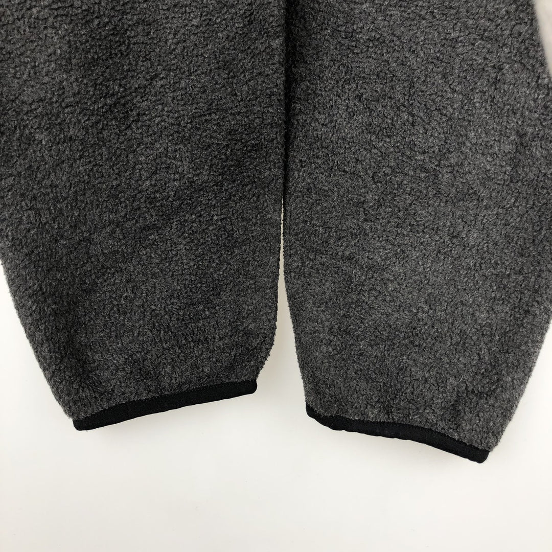 2000'S Patagonia Synchilla Fleece Jacket (25390SP00), Made in USA, Men's XL polyester Charcoal Vintage Second Hand