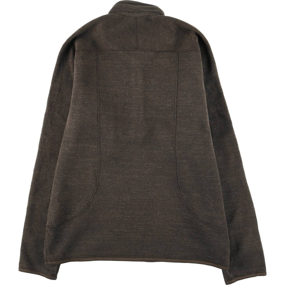 Patagonia Better Sweater Pullover 25521FA12 Half-Zip Fleece Pullover, Men's Size Medium polyester brown type Vintage Second Hand