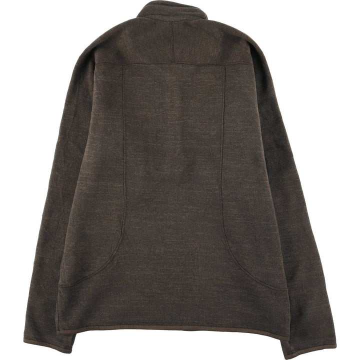 Patagonia Better Sweater Pullover 25521FA12 Half-Zip Fleece Pullover, Men's Size Medium polyester brown type Vintage Second Hand