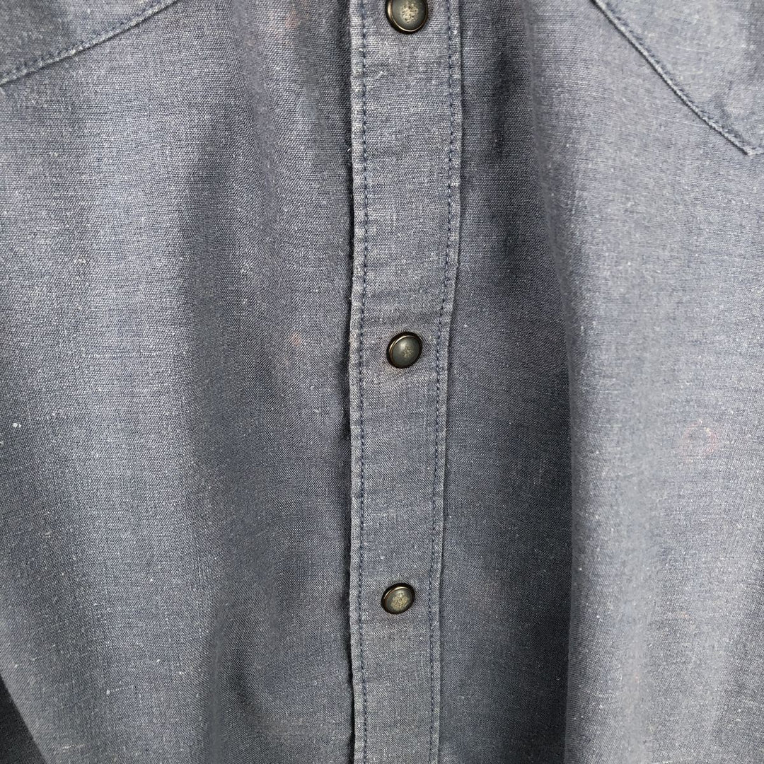 Patagonia STY53330FA18 Long Sleeve Western Shirt, Men's Size L Hemp navy blue type Vintage Second Hand