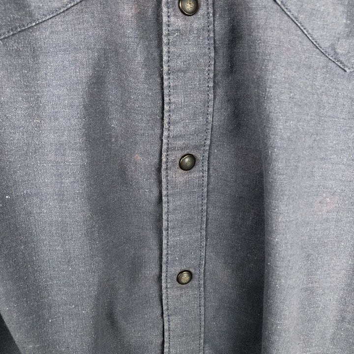 Patagonia STY53330FA18 Long Sleeve Western Shirt, Men's Size L Hemp navy blue type Vintage Second Hand
