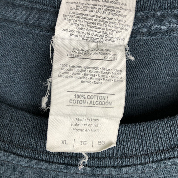 Gildan Metallica Band T-Shirt, Men's Size XL cotton black type Vintage Second Hand