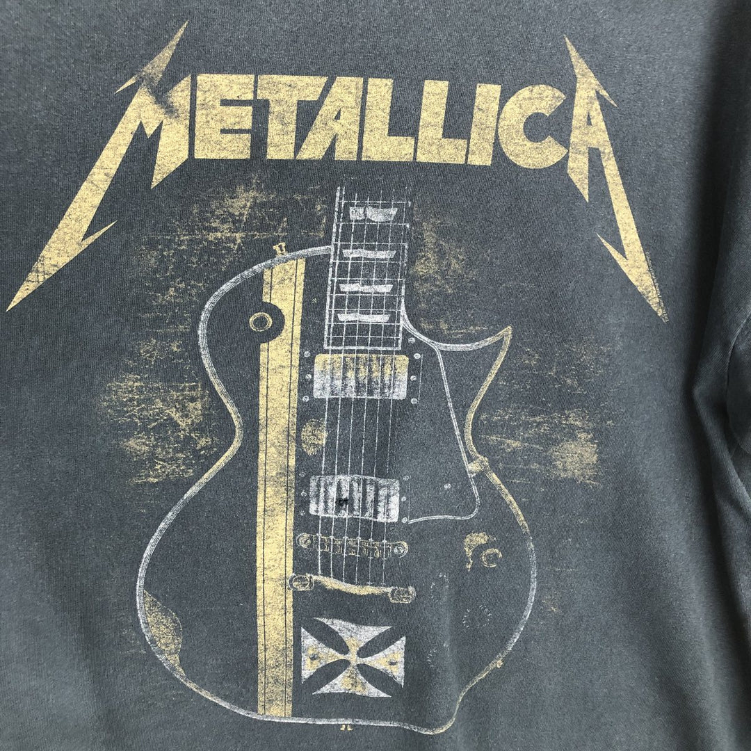 Gildan Metallica Band T-Shirt, Men's Size XL cotton black type Vintage Second Hand