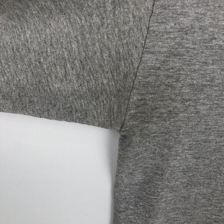 2000'S Adidas long-sleeved T-shirt, Made in USA, Men's Size M cotton gray type Vintage Second Hand