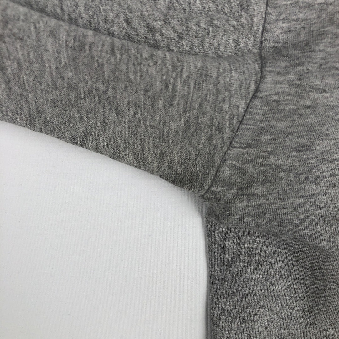 2000'S Adidas long-sleeved T-shirt, Made in USA, Men's Size M cotton gray type Vintage Second Hand