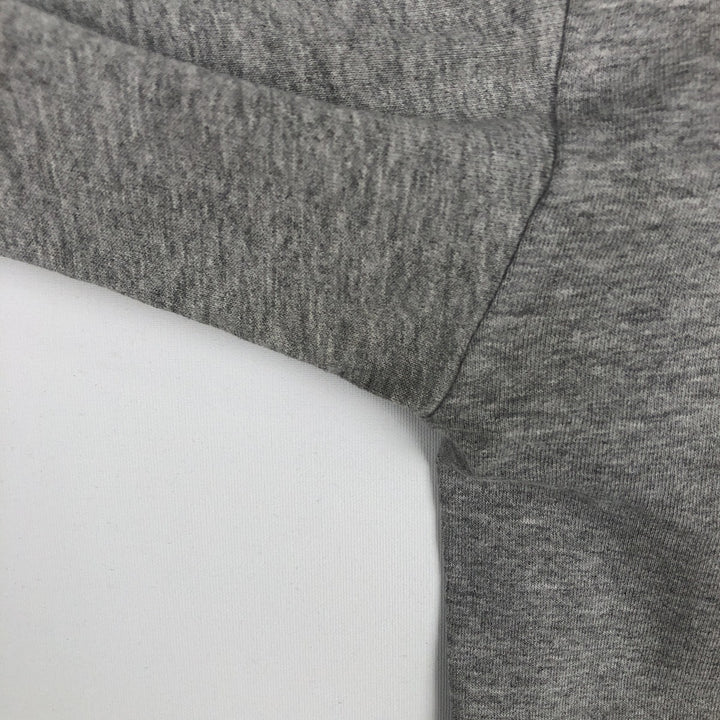 2000'S Adidas long-sleeved T-shirt, Made in USA, Men's Size M cotton gray type Vintage Second Hand