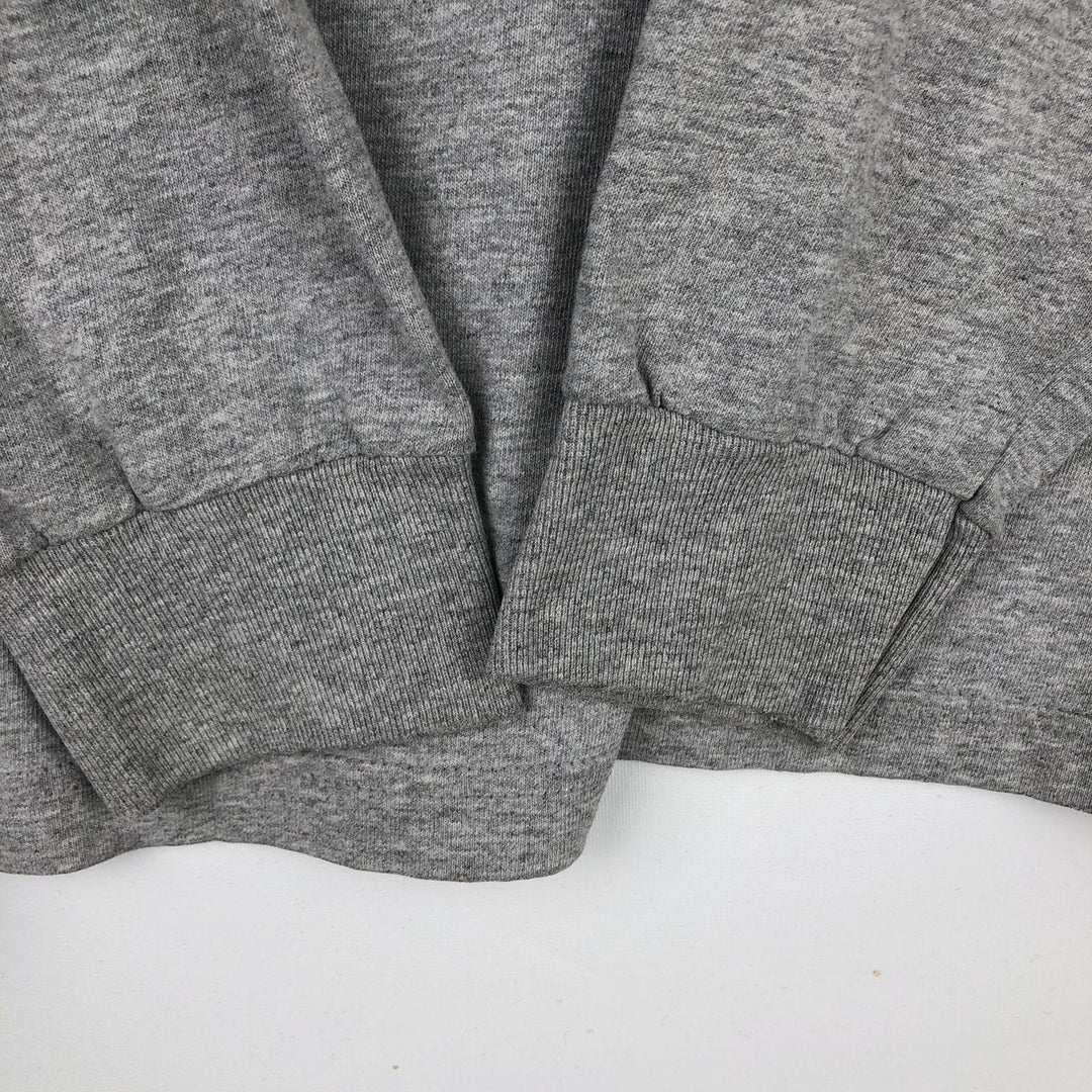 2000'S Adidas long-sleeved T-shirt, Made in USA, Men's Size M cotton gray type Vintage Second Hand