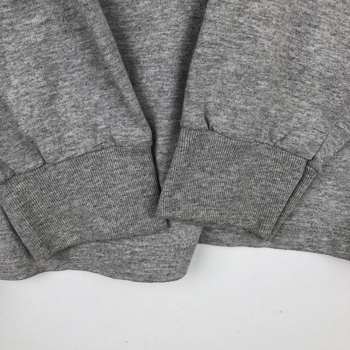 2000'S Adidas long-sleeved T-shirt, Made in USA, Men's Size M cotton gray type Vintage Second Hand