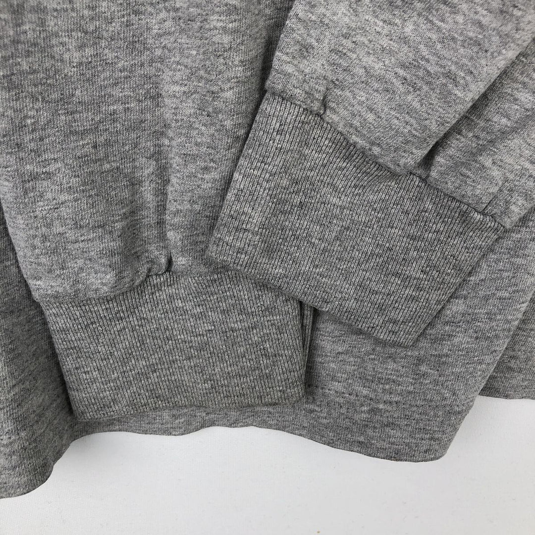 2000'S Adidas long-sleeved T-shirt, Made in USA, Men's Size M cotton gray type Vintage Second Hand