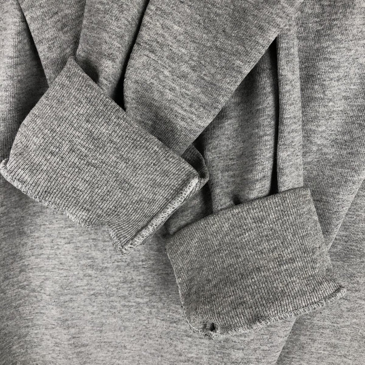 2000'S Adidas long-sleeved T-shirt, Made in USA, Men's Size M cotton gray type Vintage Second Hand