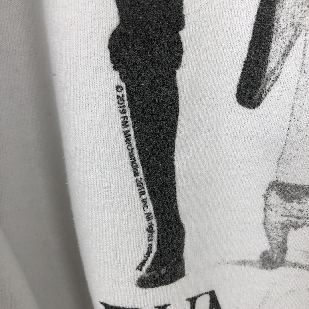 FLEETWOOD MAC band sweatshirt, size M, men's cotton white type Vintage Second Hand