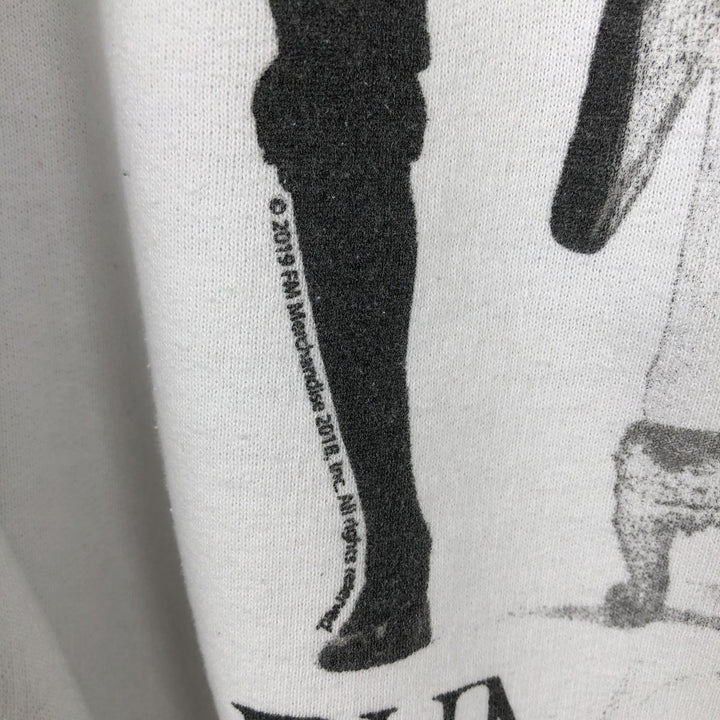 FLEETWOOD MAC band sweatshirt, size M, men's cotton white type Vintage Second Hand