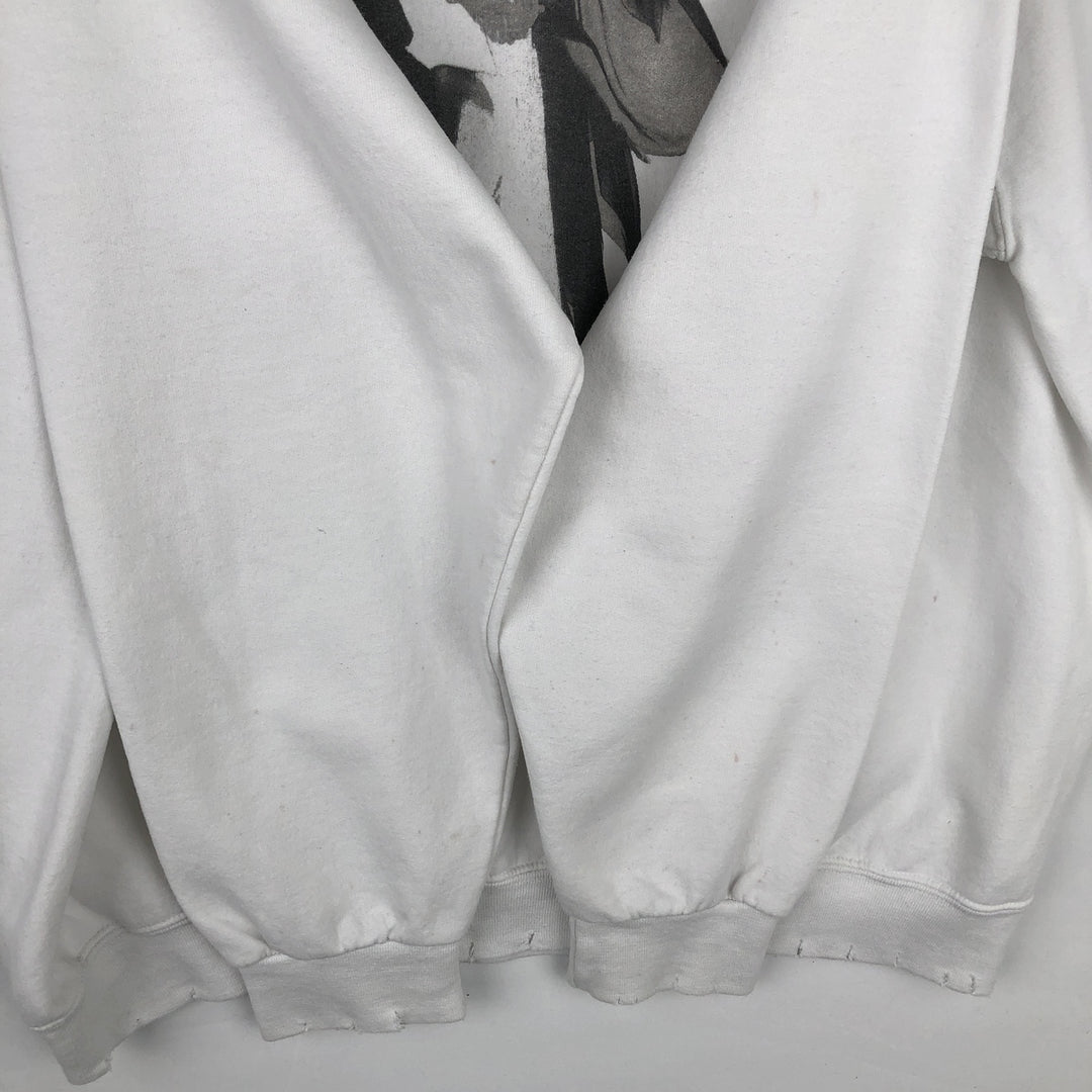 FLEETWOOD MAC band sweatshirt, size M, men's cotton white type Vintage Second Hand