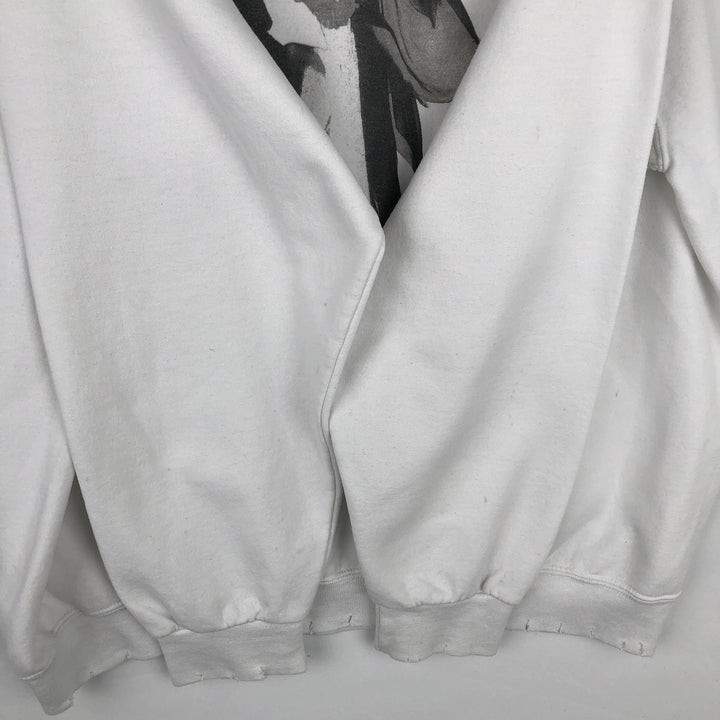 FLEETWOOD MAC band sweatshirt, size M, men's cotton white type Vintage Second Hand