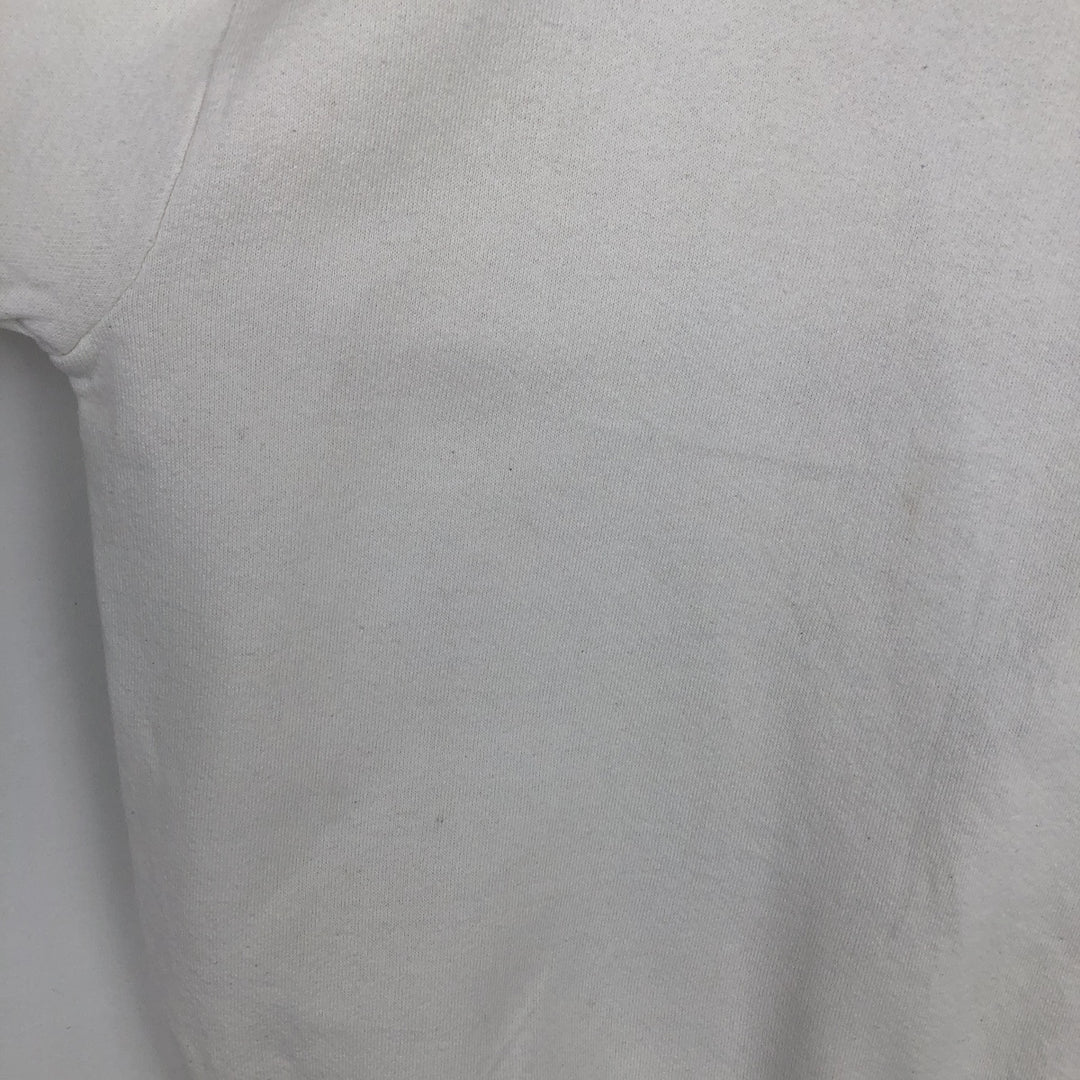 90'S Fruit of the Loom Message Print Sweatshirt, Made in USA, Men's XL, Vintage cotton white type Vintage Second Hand