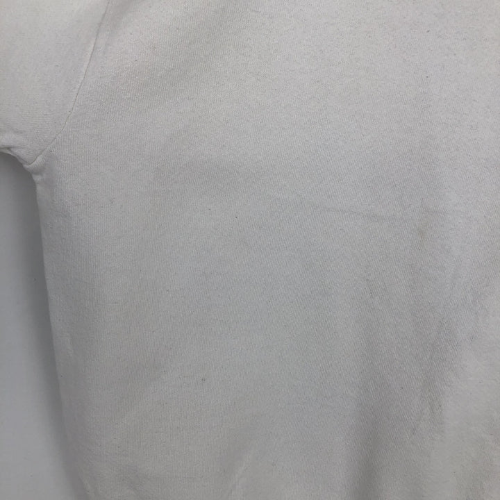 90'S Fruit of the Loom Message Print Sweatshirt, Made in USA, Men's XL, Vintage cotton white type Vintage Second Hand