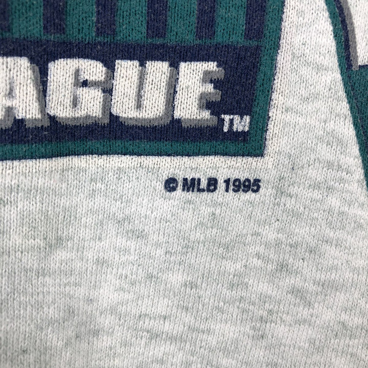 Vintage 1990'S SALEM MLB Seattle Mariners sweatshirt, Made in USA, Men's Size Large cotton gray type Vintage Second Hand