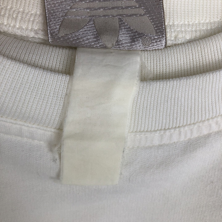80'S Adidas Trefoil Logo Print Sweatshirt, Men's Size L (approx.), Vintage unclear white type Vintage Second Hand