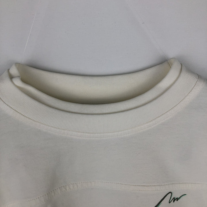 80'S Adidas Trefoil Logo Print Sweatshirt, Men's Size L (approx.), Vintage unclear white type Vintage Second Hand
