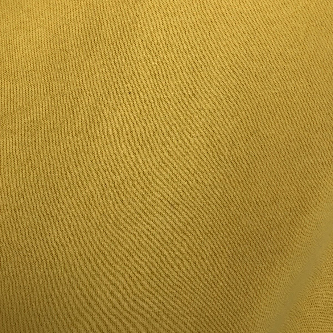 90'S Jerzees Plain Blank Sweatshirt Trainer Made in USA Men's Size L Vintage cotton lemon yellow Vintage Second Hand