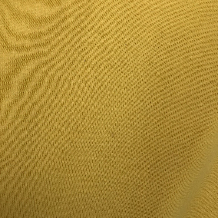 90'S Jerzees Plain Blank Sweatshirt Trainer Made in USA Men's Size L Vintage cotton lemon yellow Vintage Second Hand