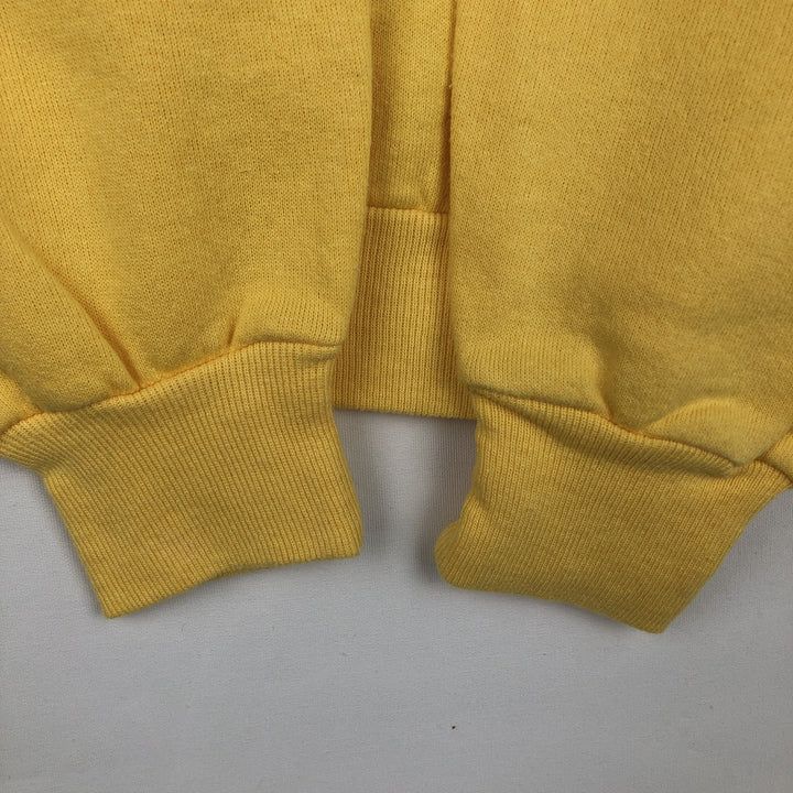 90'S Jerzees Plain Blank Sweatshirt Trainer Made in USA Men's Size L Vintage cotton lemon yellow Vintage Second Hand