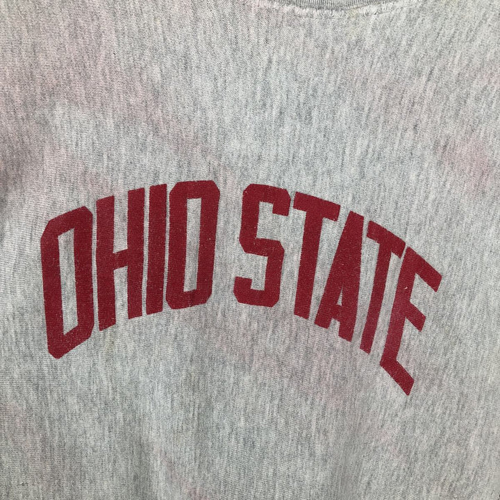 Vintage 90'S Champion Ohio State University college sweatshirt, made in the USA, men's size XXL cotton gray type Vintage Second Hand