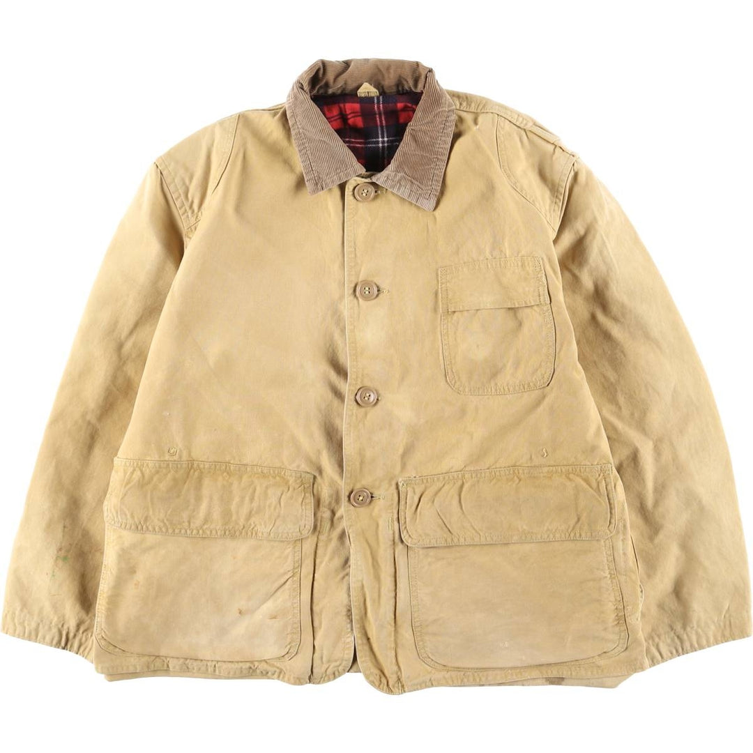 1960'S UNKNOWN Duck Hunting Jacket, Men's Size M (approx.), Vintage unclear Beige type Vintage Second Hand
