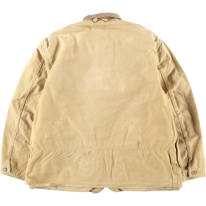 1960'S UNKNOWN Duck Hunting Jacket, Men's Size M (approx.), Vintage unclear Beige type Vintage Second Hand