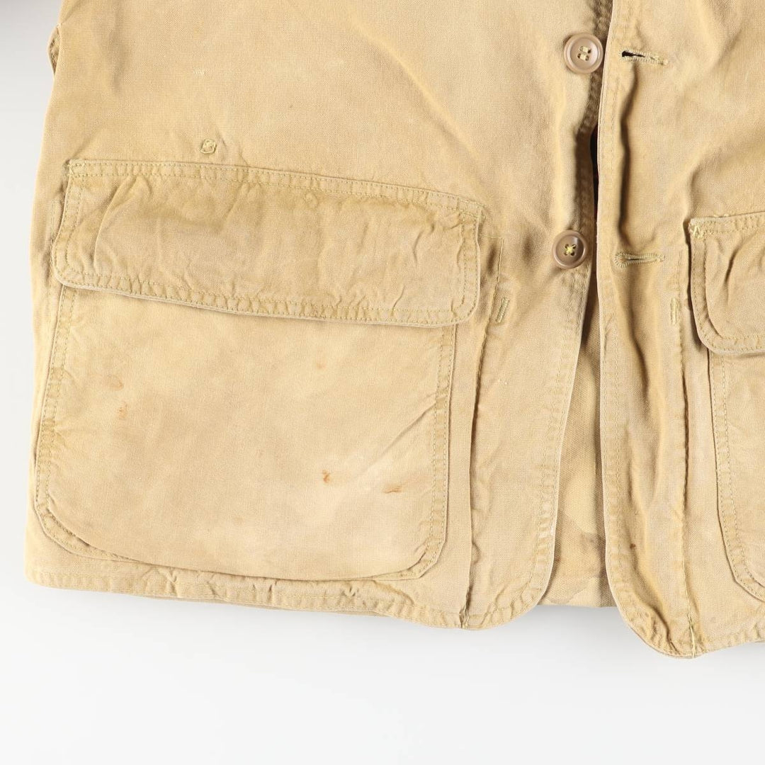 1960'S UNKNOWN Duck Hunting Jacket, Men's Size M (approx.), Vintage unclear Beige type Vintage Second Hand