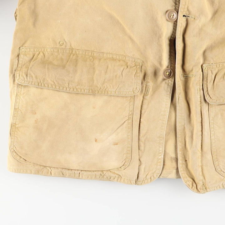 1960'S UNKNOWN Duck Hunting Jacket, Men's Size M (approx.), Vintage unclear Beige type Vintage Second Hand