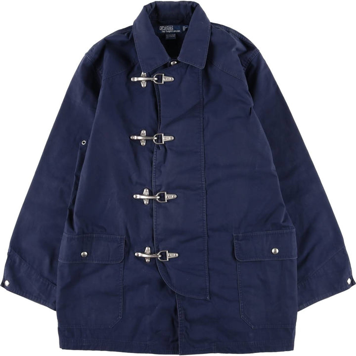 Ralph Lauren POLO RALPH LAUREN Fireman Jacket, Men's Size M (approx.) cotton navy blue type Vintage Second Hand