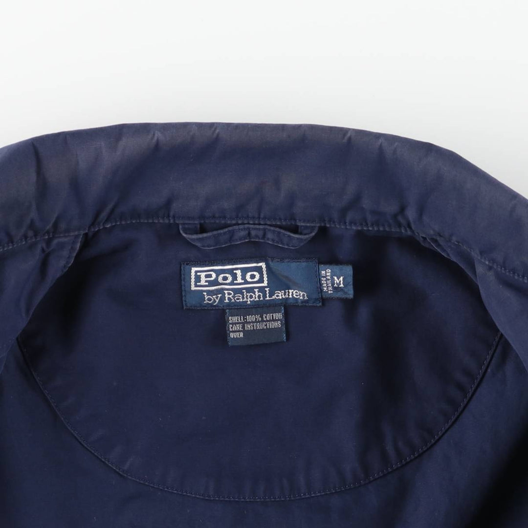 Ralph Lauren POLO RALPH LAUREN Fireman Jacket, Men's Size M (approx.) cotton navy blue type Vintage Second Hand