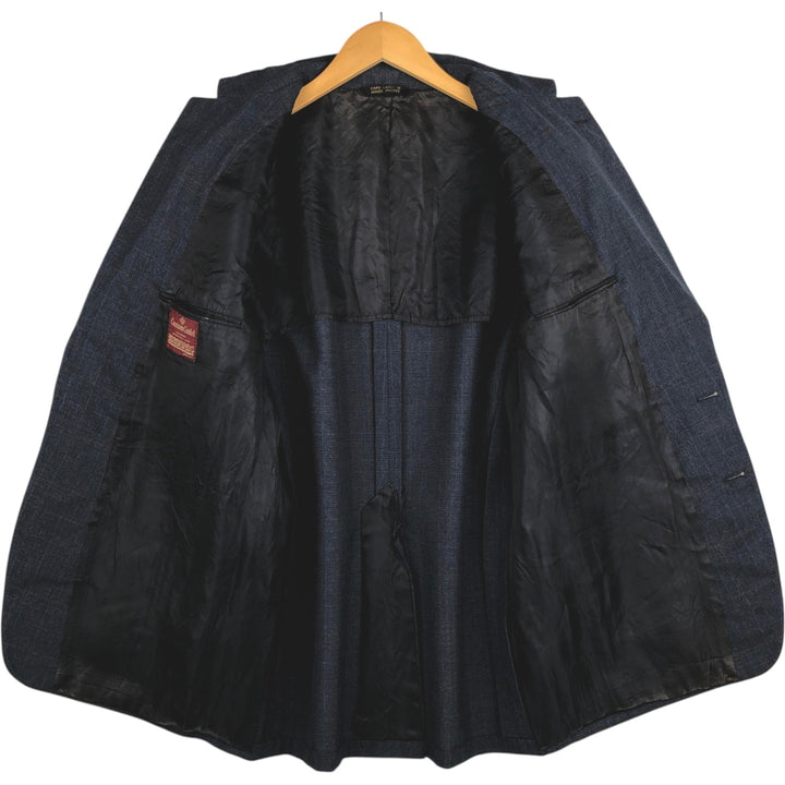 Custom Guild Check Pattern Tailored Jacket, Men's Size M (Equivalent), Vintage unclear gray type Vintage Second Hand