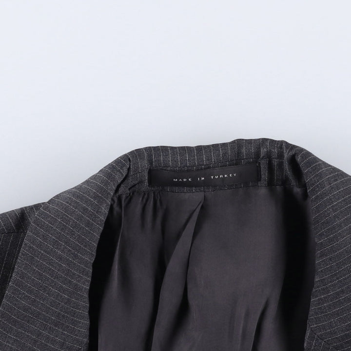 Hugo Boss Striped Wool Tailored Jacket, Men's Size M wool gray type Vintage Second Hand