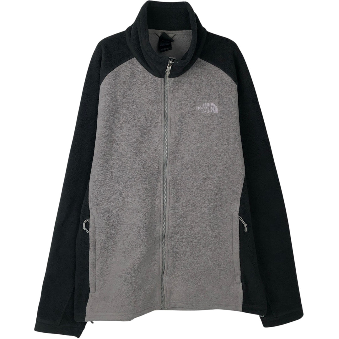 THE NORTH FACE Fleece Jacket, Men's Size L polyester gray type Vintage Second Hand