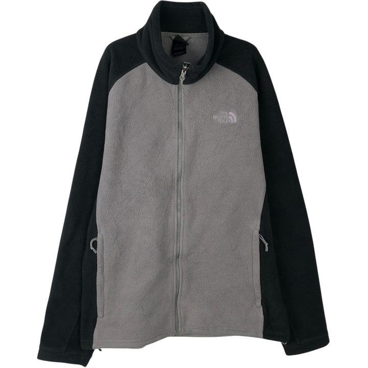 THE NORTH FACE Fleece Jacket, Men's Size L polyester gray type Vintage Second Hand