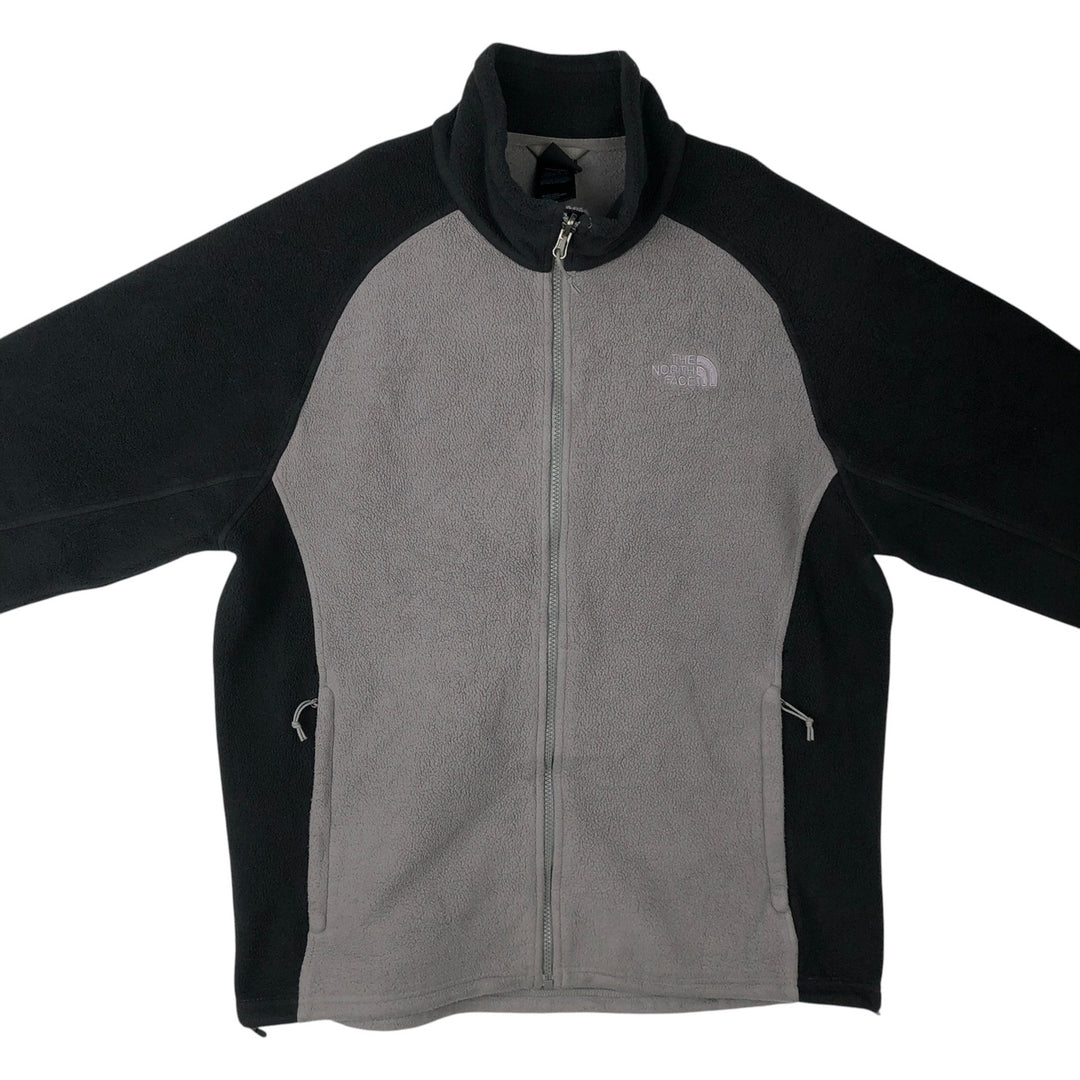 THE NORTH FACE Fleece Jacket, Men's Size L polyester gray type Vintage Second Hand
