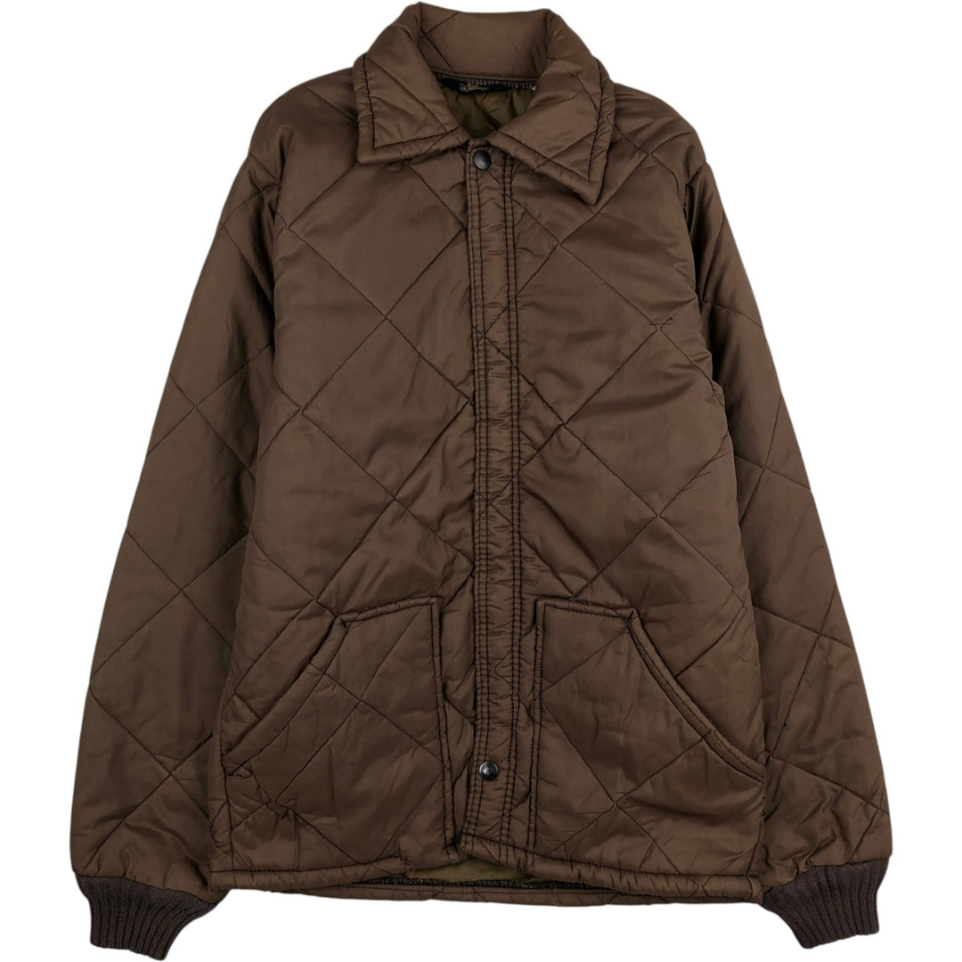 1960s-era quilted puffer jacket, women's size M equivalent, vintage. unclear brown type Vintage Second Hand