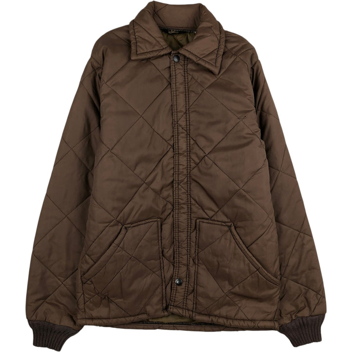 1960s-era quilted puffer jacket, women's size M equivalent, vintage. unclear brown type Vintage Second Hand