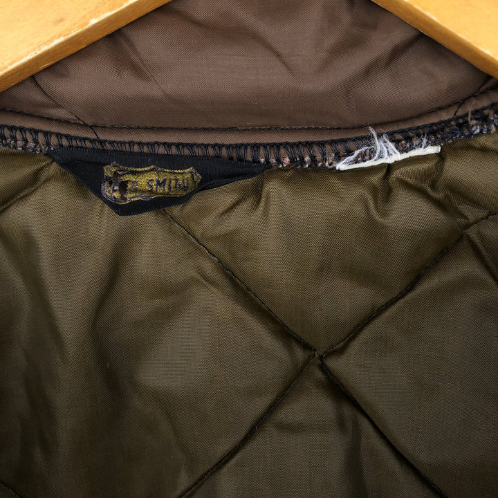 1960s-era quilted puffer jacket, women's size M equivalent, vintage. unclear brown type Vintage Second Hand
