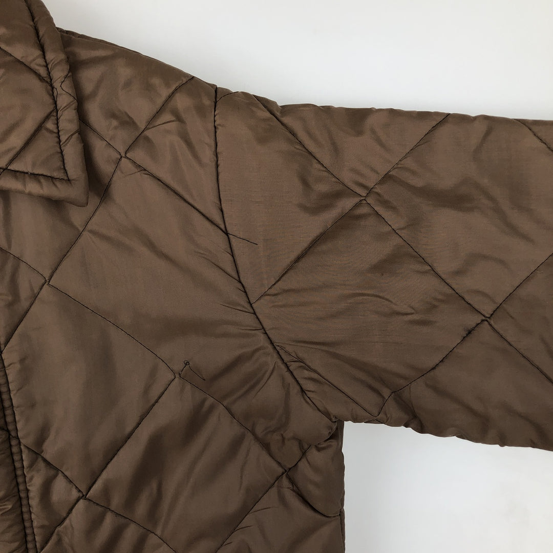 1960s-era quilted puffer jacket, women's size M equivalent, vintage. unclear brown type Vintage Second Hand