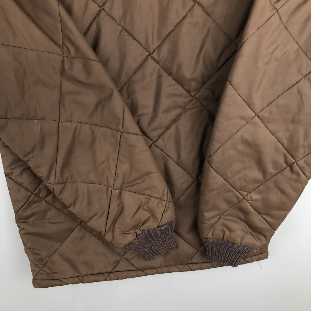 1960s-era quilted puffer jacket, women's size M equivalent, vintage. unclear brown type Vintage Second Hand