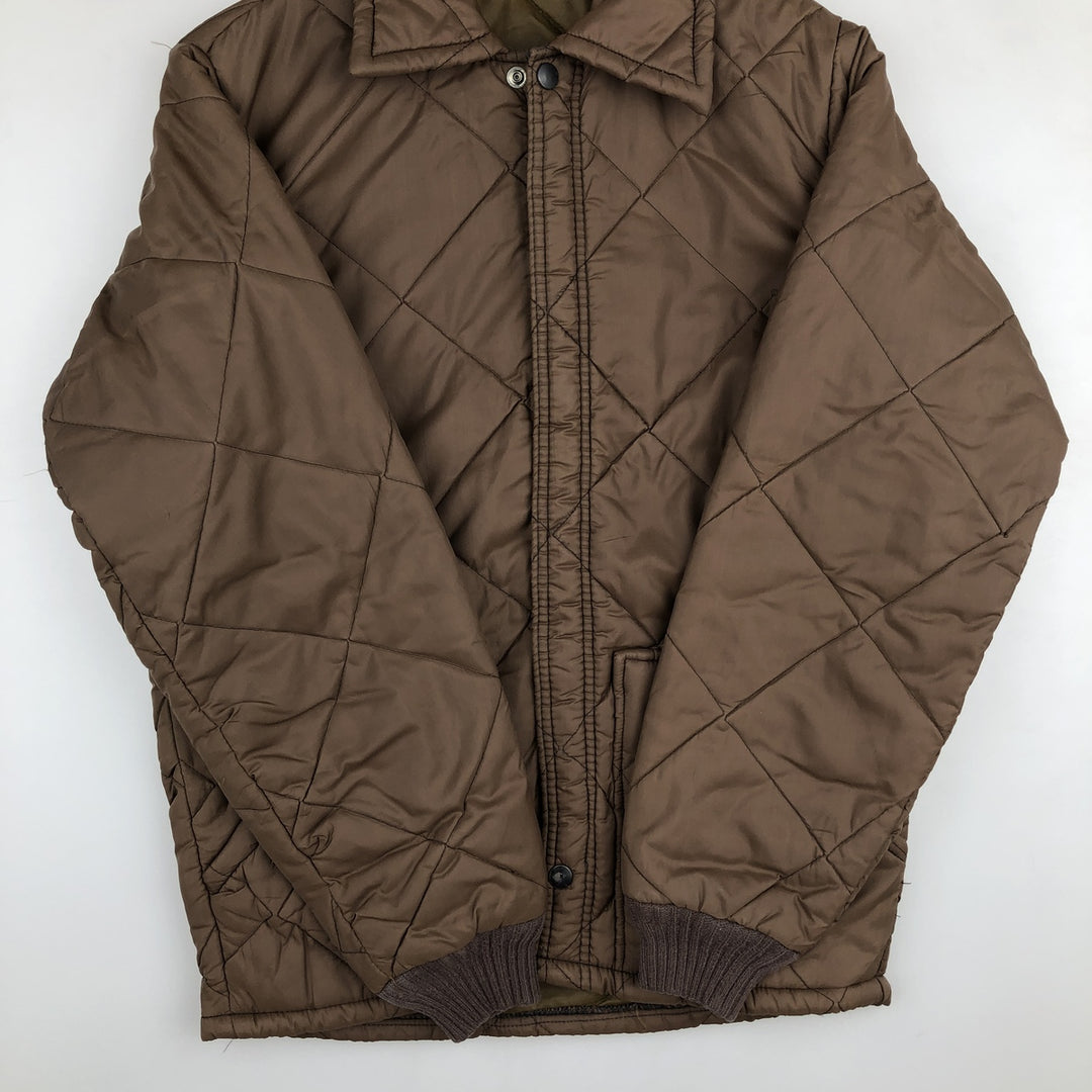 1960s-era quilted puffer jacket, women's size M equivalent, vintage. unclear brown type Vintage Second Hand