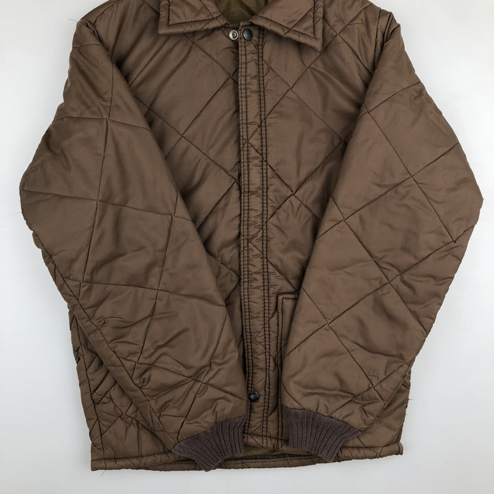1960s-era quilted puffer jacket, women's size M equivalent, vintage. unclear brown type Vintage Second Hand