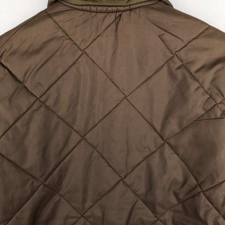 1960s-era quilted puffer jacket, women's size M equivalent, vintage. unclear brown type Vintage Second Hand